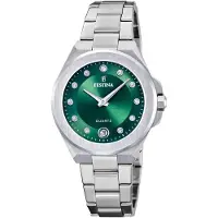 Festina F20700/4 Herrgrön Silversklocka