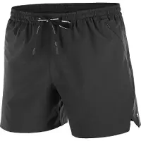 Salomon - Trail running kläder - Shakeout Core 5" Shorts M Deep Black för UnisexUll - Storlek M - Svart