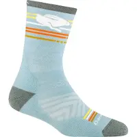 Darn Tough Women's Pacer Micro Crew Ultra-Lightweight With Cushion Glacier
