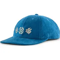 Patagonia - Vandringskläder - Corduroy Cap Kaleido Flowers Shore Blue för UnisexBomull - Blå