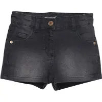 Minymo Shorts - Stretch - Grey Black - - 6 år (116) - Shorts