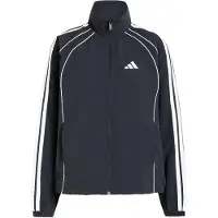 Adidas Träningsjacka 'Iconic' svart / vit