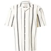 Only & Sons Skjorta 'ONSSTEPAN' svart / vit