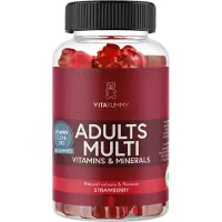 VitaYummy Multivitamin Vuxen Gummies Jordgubb 60 st