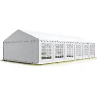 TOOLPORT 5x12 m partytält, PVC 700, vit