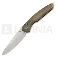 Olamic cutlery Aura Auto fällkniv, Antique Titanium