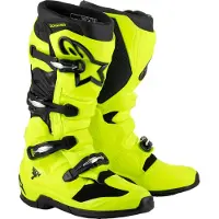 Alpinestars Tech 7 Motocrossstövlar Neon gul/Svart 10 Herrar