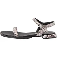 Art för kvinnor. 12000S123003_017 Lädersandaler 2000S Bergamo off white (42), Hud, Vit, 1 till 3 cm, Spänne, Casual
