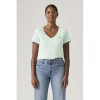 Levi's T-shirt 'The Perfect V-Neck' pastellblå