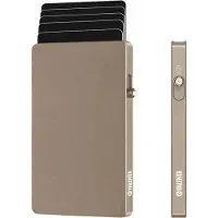 Valenta Cardprotector Aluminium Magsafe Natural Titanium korthållare