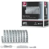 Paulmann MaxLED 500 grundpaket IP20 dagsljus 3 m 500, dimbar, Aluminium / grå / zink, Sovrum, Metall, Modern