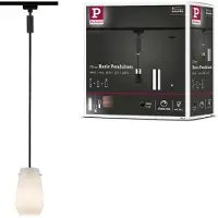 Paulmann 2Easy, Skena för spotlight, E27, 1 lampor, 230 V, Svart, Krom