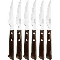 Tramontina Polywood Chestnut Bbq Knivset 6 Enheter