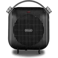 De'Longhi De’Longhi HFS30C24.DG, Elektrisk värmefläkt, Keramiska, IP21, inomhus, Bord, Golv, Bord, Svart