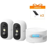 Eufy Cam C35 2-Cam Kit, IP-säkerhetskamera, Inomhus & utomhus, Trådlös, Tak/vägg/bord, Vit, IP67