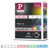 Paulmann MaxLED RGBW 70634 LED-list förlängning med kontakt 24 V 1 m RGB, Varmvit 1 st