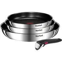 Tefal Ingenio Emotion L897S474 4 delar silver
