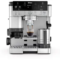 Ninja ES601EU, Espressomaskin, 2 L, Kaffebönor, Inbyggd kvarn, 1650 W, Svart, Rostfritt stål