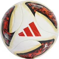 Adidas Fotboll Bundesliga Torfabrik Competition - Vit/Svart/Röd, storlek Ball SZ. 5