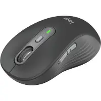 Logitech Signature M750 - Mus - optisk - 6 knappar - trådlös - 2.4 GHz, Bluetooth - Logi Bolt USB-mottagare - grafit