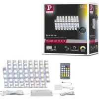 Paulmann MaxLED 500 grund IP44 3 m tunable white MaxLED, dimbar, Aluminium / grå / zink, Vardagsrum / matsal, Syntetmaterial, Modern