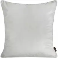 Eurofirany VELVET / 57 Dubbelsidigt örngott med kanter i sammet och linneimitation, 45X45 cm, färg: silver