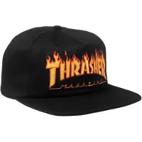 Thrasher Flame Emboidery Snapback Keps