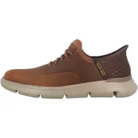SKECHERS Slip-Ins Garza - Gervin - Urban skor - Herr Caballero Dark Brown 47.5