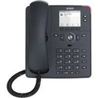 Snom D150 - VoIP-telefon - 3-riktad samtalsförmåg - SIP - 2 linjer - skiffergrå