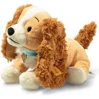 Steiff Gosedjur - 24 cm. - Dam Dog - Flerfärgad - - One Size - Gosedjur