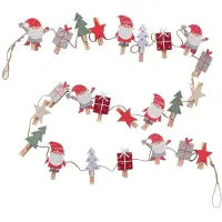 Boltze juldekoration adventskalender med clips MONTI