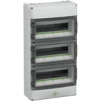 Spelsberg Grupptavla AK 42, 3x14 moduler HxBxD: 600x315x155 mm IP 65 Polykarbonat, ljusgrå RAL 7035