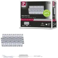 Paulmann MaxLED 500 71237 LED-list bas-set med kontakt 230 V 3 mm Neutralvit 1 set