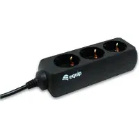 Equip 333280, 1,1 m, Typ F, Svart, CE, 3 AC-utgångar, 220 - 240 V