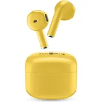 MusicSound In-ear headset Bluetooth, Trådlös Gul Laddningsfodral