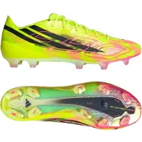 Adidas F50 Hyperfast Evo Fg Too Light - Gul/svart/solar Turquoise Limited Edition - Gräs (Fg), storlek 45⅓