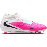 Nike Phantom 6 Academy High Cut Mg Breakout - Rosa/vit/svart - Multi Ground (Mg), storlek 45½