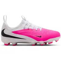Nike Phantom 6 Academy Low Cut Mg Breakout - Vit/svart/rosa Barn - Multi Ground (Mg), storlek 35