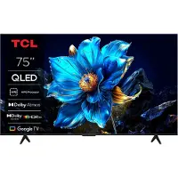 TCL TV QLED 75P79K 189 cm 4K UHD Aluminium borstad