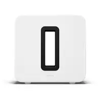 Sonos SUB 4 - Subwoofer - trådlös - Ethernet, Fast Ethernet, Wi-Fi 6 - vit