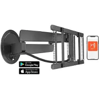 Vogel's SIGNATURE DesignMount TVM 7675 - Monteringssats (vridbar arm) - motoriserad - för platt panel - svart - skärmstorlek: 40-77 - väggmonterbar