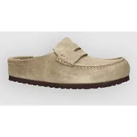 Birkenstock för män. 1029675 Lädertofflor Naples Wrapped (Normal passform) taupe (38), Hud, Karta, Ingen, Casual
