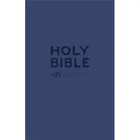 NIV Tiny Navy Soft-tone Bible with Zip