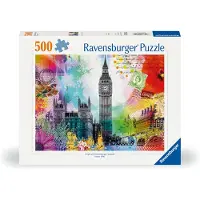 Ravensburger Pussel London Postcard 500 bitar,