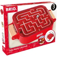 BRIO Games Labyrint Spel - Röd 34100 - - One Size - Spel