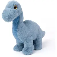 Teddykompaniet Dino Brachiosaurus Blå Stor 40 cm