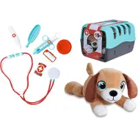 Simba Plush Dog With Veterinary Bag Nallebjörn