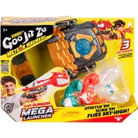 Goo Jit Zu Meteor Madness Goo Slingers Mega Launcher Stretch Figur Tillbehör Set 11 Cm