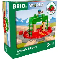 BRIO Vändskiva och Figur,