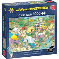 Jan van Haasteren Camping I Skogen-pussel 1000 Bitar